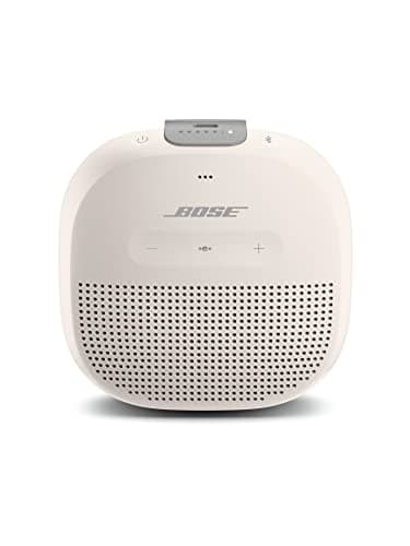 Bose SoundLink Micro Bluetooth speaker ポータブル ワイヤレス スピーカー マイク付 最大6時間 再生 防水・防塵 9.8 cm (W) x 3.5 cm (H) x 9.8 cm (D) 290g ホワイトスモーク