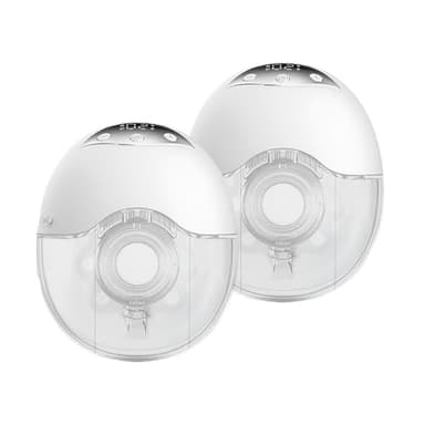 Daconovo ウェアラブル搾乳器 ハンズフリー電動搾乳器 授乳用 4モード 12吸引レベル 低ノイズ 内蔵バッテリー 210mlミルクコレクター付き 家庭旅行用 2個パック ZV