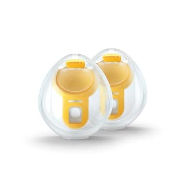 メデラ ハンズフリーさく乳カップ 母乳育児をサポート スイング・マキシ電動さく乳器のモーターに接続 ハンズフリー 搾乳機両胸 さく乳器 授乳ブラの中に入れてハンズフリーさく乳が可能に