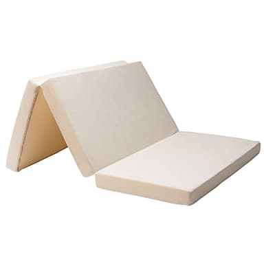アイリスプラザ 抗菌防臭 高反発ウレタンマットレス 厚さ10cm さらふわ選べるカバー 硬め190N 高密度25D 安心のエコテックス規格100認証 圧縮梱包でお届け シングル アイボリー KUM3-FX10-25D-S