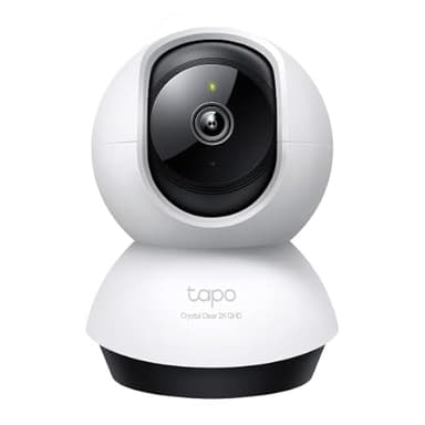 【Amazon.co.jp限定】 TP-Link 400万画素 2K QHD ネットワークWi-Fiカメラ 屋内カメラ ホームカメラ ペットカメラ 夜間撮影 パン/チルト メーカー保証3年 Tapo C220