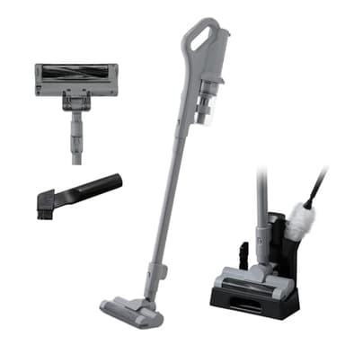 【Amazon.co.jp限定】アイリスオーヤマ コードレス掃除機 サイクロン 人気 AZSCD-185PM-H【パワーヘッド搭載。軽量1.4kgモデル】