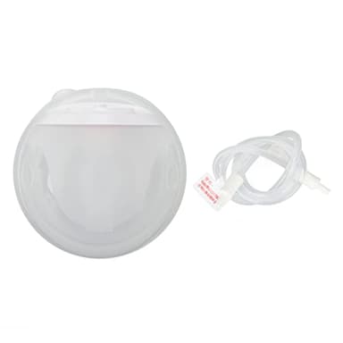 Wearable Breast Pump Cup Hands Free Single Side Silicone Milk Collector 240ml for Postpartum Mothers Food Grade PP and Silicone Material