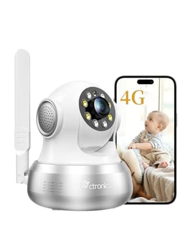 【 WiFi不要 4G LTE 】 Ctronics 防犯カメラ 自動追跡 見守りカメラ PC対応 ペットカメラ 24時間常時録画 スマート暗視 声光威嚇 SIMカード付属 300MBデータ体験 AI検知 アラーム通知 壁掛け/天井吊下げ パンチルト 家族共有/会話 クラウドストレージ・MircoSDカード対応 (４G回線のみでWifi無し)