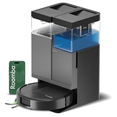 【26年5月発売】ルンバ（Roomba） Plus 415 Combo ロボット + AutoWash™ 充電ステーション アイロボット（iRobot）【水拭き両用/薄型小型/パワフル吸引力20,000Pa/隅まで届く清掃/全自動ステーション/自動ゴミ収集/モップ洗浄・乾燥/マッピング/可動式ブラシ・モップパッド/アプリ操作/Amazon.co.jp限定/G285060】