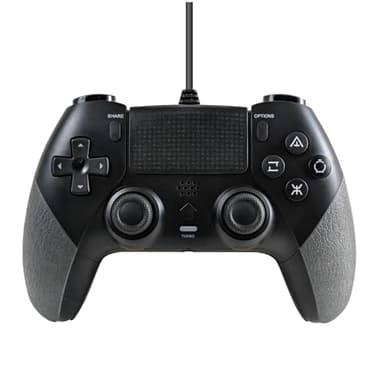 アローン(Allone) 【Amazon.co.jp限定】PS5用有線コントローラー BK 16.2×6.7×11cm ゲーム 連射機能 自動連射機能 マクロ機能 PS5対応 ブラック ALGA-P5YCK