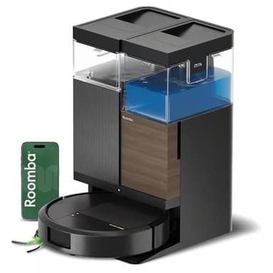 【26年5月最新】ルンバ（Roomba） Plus 575 Combo ロボット + AutoWash™ 充電ステーション アイロボット（iRobot）【水拭き両用/薄型小型/パワフル吸引力25,000Pa/隅まで届く清掃/全自動ステーション/自動ゴミ収集/モップ洗浄・乾燥/洗剤自動投入/マッピング/障害物回避/アプリ操作/Amazon.co.jp購入時12ヶ月保証/ R285060】