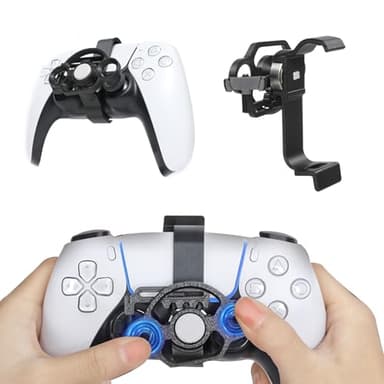 PS5コントローラー用 ハンドル【2025新登場-改良型】Tomistan グランツーリスモ7 対応2つのモードが レーシングゲーム ステアリングホイール 体験を向上 使用便利 取り付け簡単 ABS 耐久性 装着簡単 手触り良い 持ちやすい プレイステーション5 PS 5のコントローラ適用