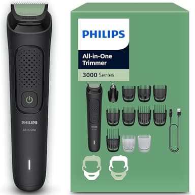 【2025年モデル】フィリップス オールインワントリマー 3000シリーズ ブラック ポーチ付 MG3921/15【Amazon.co.jp限定】