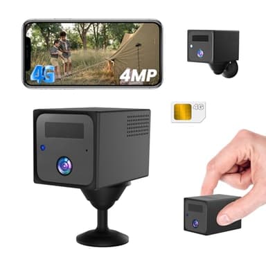 【強化版400万超高画素・wifi不要・5200mAh大容量電池】4G LTE wi-fi不要 防犯カメラ UCOCARE 小型 SIM 防犯カメラ wi-fiなし 付属4G SIMカード 7日間の無料無制限データ体験 160°広角撮影 検知通知 赤外線暗視 双方向通話 家族共有 SDカード/クラウド録画保存 犬猫/子供/老人の見守りに 車内/屋内/店舗/オフィス 日本語説明書