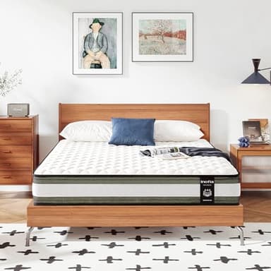 Inofia マットレス シングル マットレス専門ブランド 高反発マットレス 極厚24cm ベッドマットレス ポケットコイル 体圧分散 通気性 抗菌防臭加工 快適睡眠 高耐久性 圧縮梱包 持ち運び便利 底付き感無し 極上の寝心地