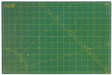 Elan カッターマット 手芸用品 両面仕様 A1 90 x 60cm 緑 カッティングマット 家庭用 業務用 カッティングマット