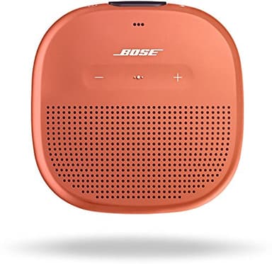 Bose SoundLink Micro Bluetooth speaker ポータブル ワイヤレス スピーカー マイク付 最大6時間 再生 防水 9.8 cm (W) x 9.8 cm (H) x 3.5 cm (D) 0.29 kg ブライトオレンジ ストラップ付