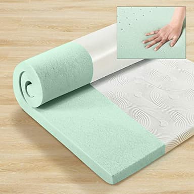 ZINUS 低反発 マットレス シングル 厚さ 5cm Green Tea 緑茶成分 抗菌 防臭 体圧分散 メモリーフォーム やわらかめ 敷布団 マットレスパッド 天然由来成分 寝返りサポート | 圧縮梱包 ベッド ジヌス | 日本正規品 PRMF