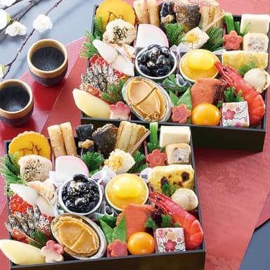 【冷蔵 盛付済 おせち 解凍不要】京都御所南 京料理「やまの」監修 個食二段重 双葉 [二段重 29品目 約2人前] 12/31日お届け※内容は昨年の情報