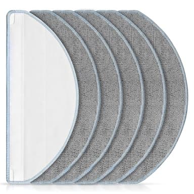 iRobot ルンバコンボ エッセンシャルロボット掃除機&モップY0140 / Y0110 / Q011 / Q012 / Q052交換用モップ6個パック マイクロファイバー洗えるモップパッド