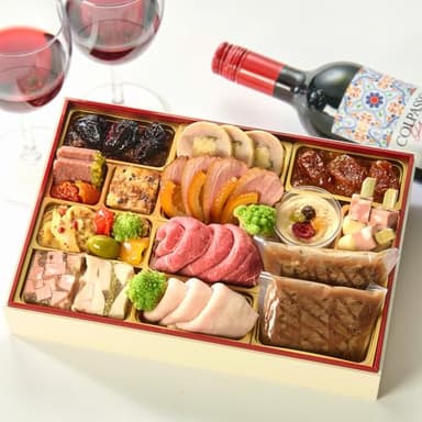 肉 おせち 2026 洋風オードブル 銀座ポルトファーロ プレミアム 「珠玉」 2-3人前 全21品【12/30(火)お届け商品】