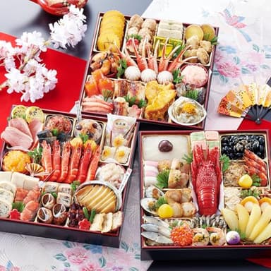 【冷蔵 盛付済 おせち 解凍不要】京都先斗町 「ふじ田」監修特大重 華寿安 [三段重 64品目 約5～6人前] 12/30日お届け※内容は昨年の情報